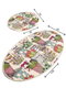 Mijölnir Juego de alfombras de baño Flowerpot Djt Multicolor